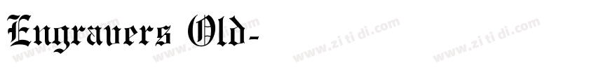 Engravers Old字体转换